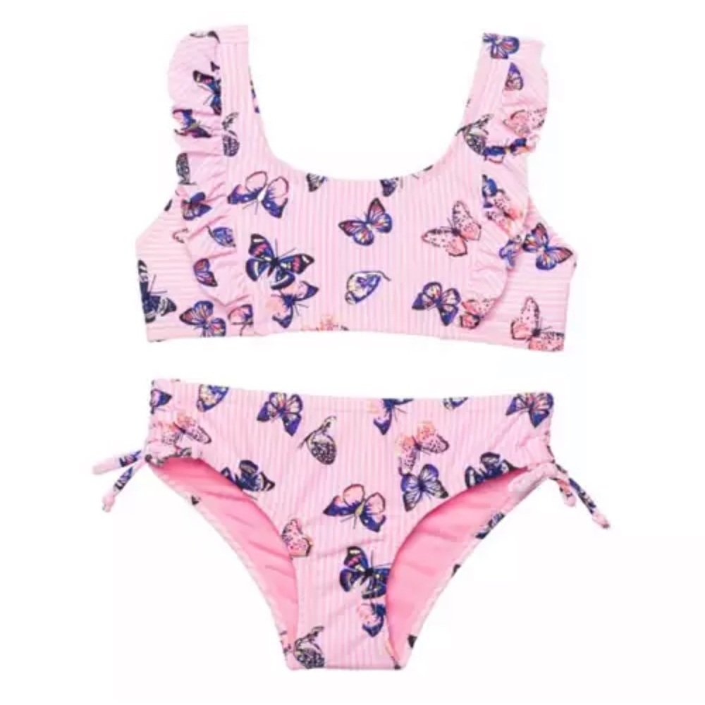 Baby Bikini Swim Suit 12m Girl 12 Month Bathing Suit Swimming Pink 2 Piece